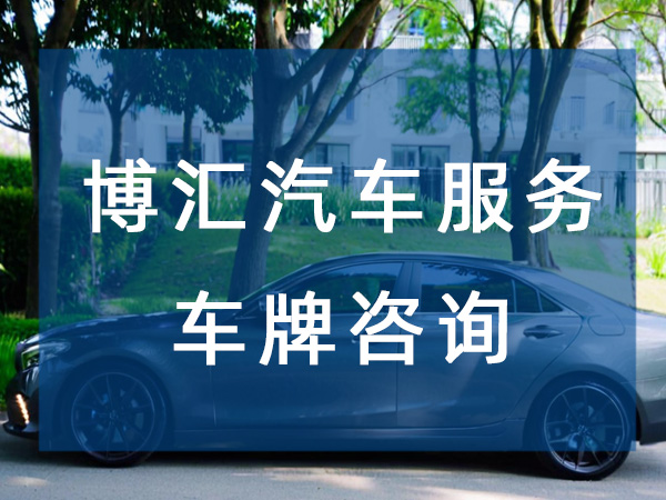 车牌咨询